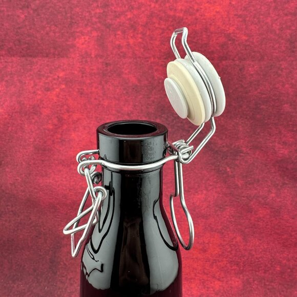 COUNTRY CORK  BLACK MILK VINTAGE SNAP LID STOPPER BOTTLE 750 ml RUSTIC IRISH - Picture 4 of 8